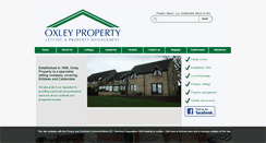 Desktop Screenshot of oxley-property.co.uk