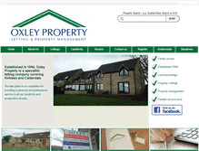 Tablet Screenshot of oxley-property.co.uk